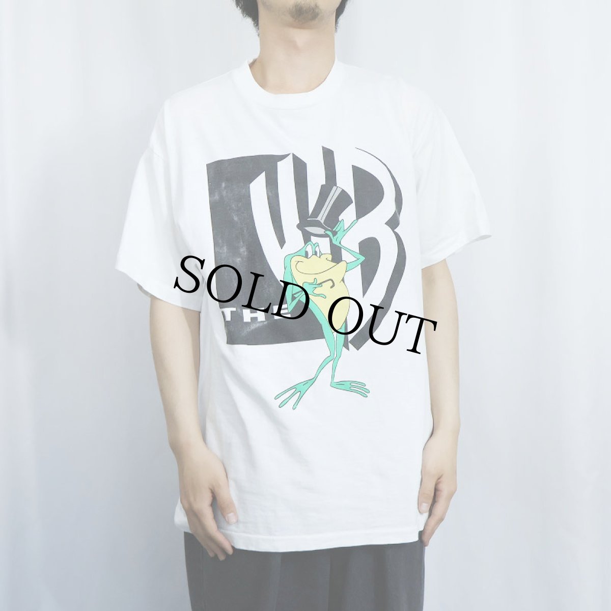 画像2: 90's Warner Bros. USA製 "Michigan J Frog." キャラクターＴシャツ XL (2)
