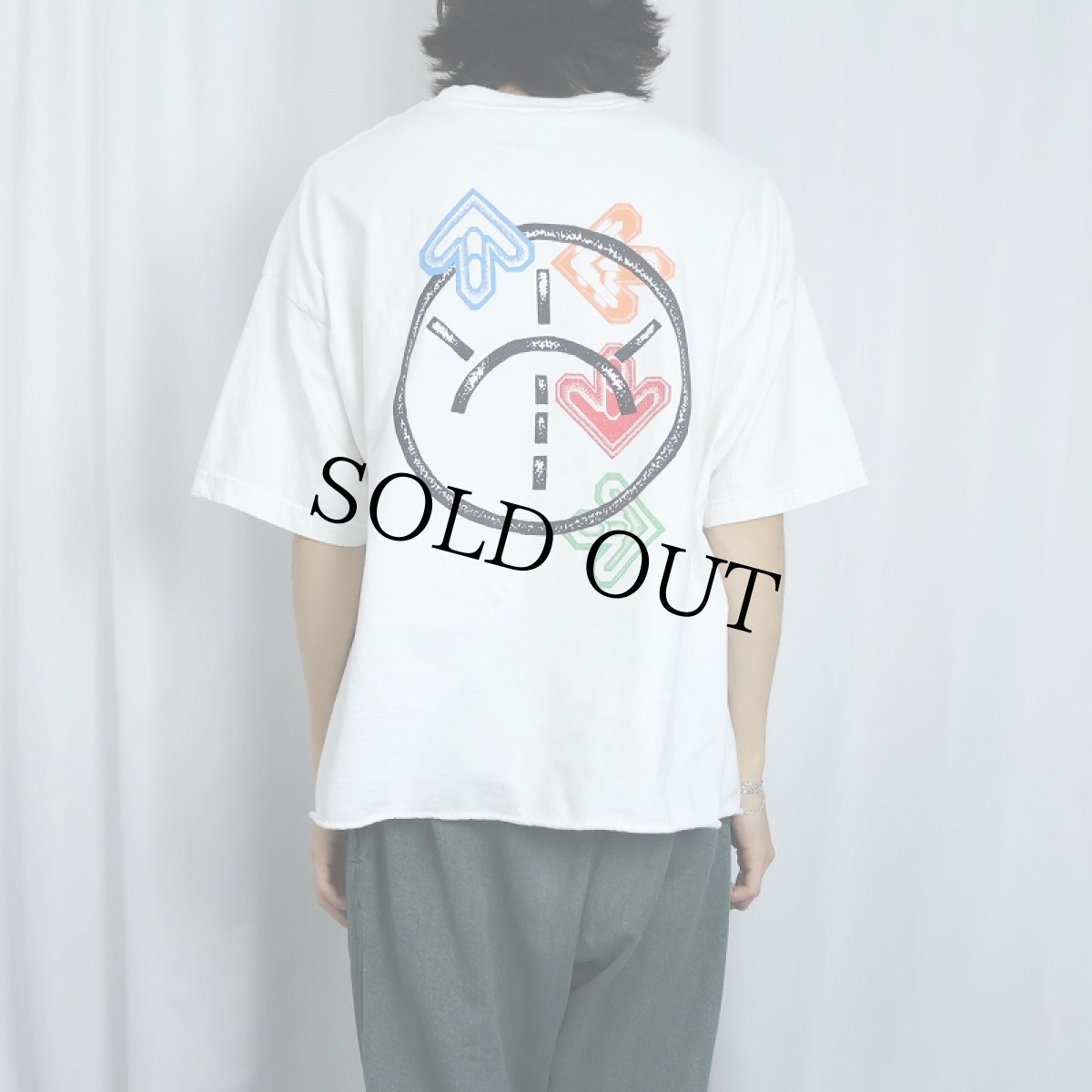 画像4: Sunday Drive Records インディーレーベルプリント カットオフTシャツ 2XL (4)
