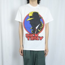 画像2: 90's DIVISION USA製 "DICK TRACY" キャラクタープリントTシャツ L (2)