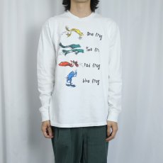 画像2: 90's Peace Frog USA製 "Dr.Seuss" パロディプリントTシャツ L (2)
