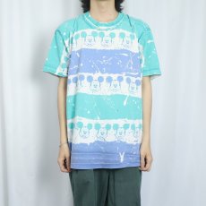 画像2: 80's Disney USA製 "MICKEY MOUSE" 総柄プリントTシャツ ONE SIZE (2)
