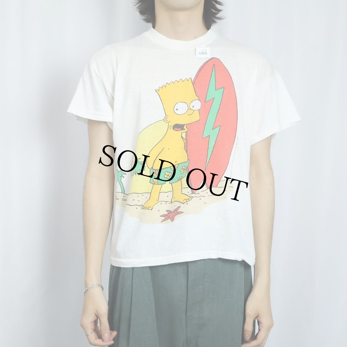 画像2: 90's THE SIMPSONS "BART" キャラクタープリントTシャツ  (2)