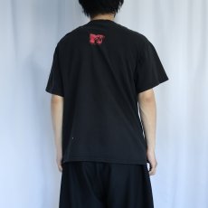 画像4: 2000's MTV "punk'd" ドッキリ番組ロゴプリントTシャツ BLACK L (4)