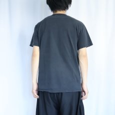 画像3: 2000's Capitol Records レコードレーベル ロゴプリントTシャツ BLACK  (3)