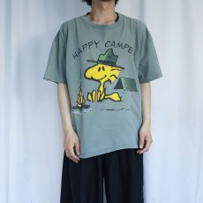 画像2: 90's PEANUTS USA製 "WOODSTOCK" キャラクタープリントTシャツ XL (2)