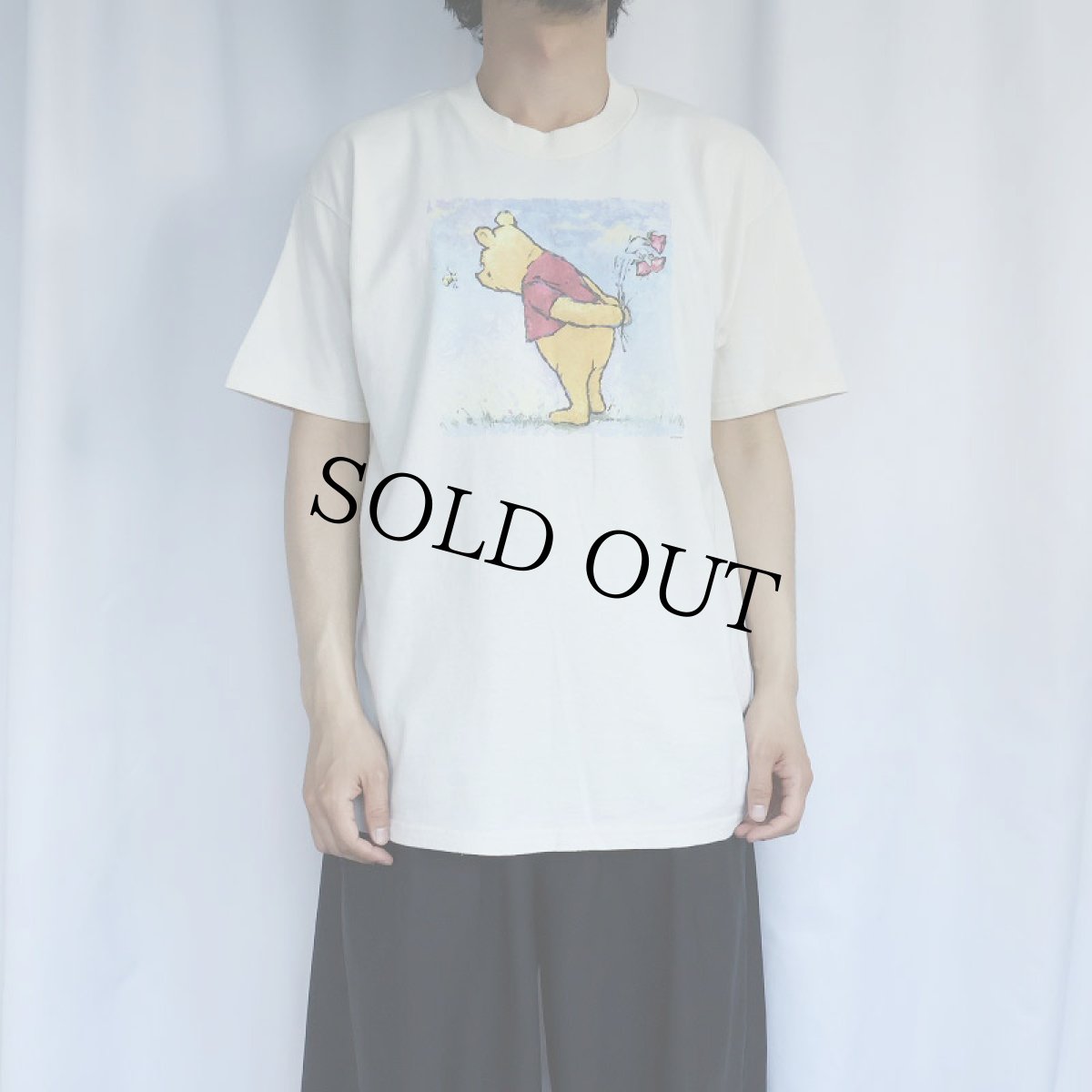 画像2: 90's PLANT THE EARTH USA製 ''POOH'' キャラクタープリントTシャツ L (2)