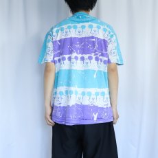 画像3: 80's Disney USA製 "MICKEY MOUSE" 総柄プリントTシャツ ONE SIZE  (3)