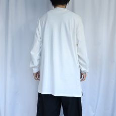 画像3: 90's POLO Ralph Lauren USA製 ロゴ刺繍 鹿の子ロンT XL (3)