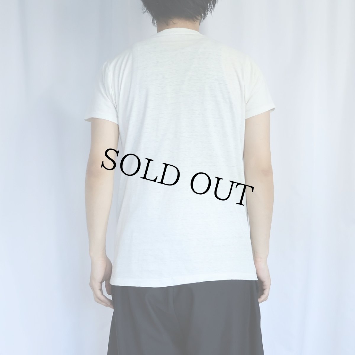 画像3: 70's〜 USA製 "WIN WITH WATTS" メッセージプリントTシャツ  (3)