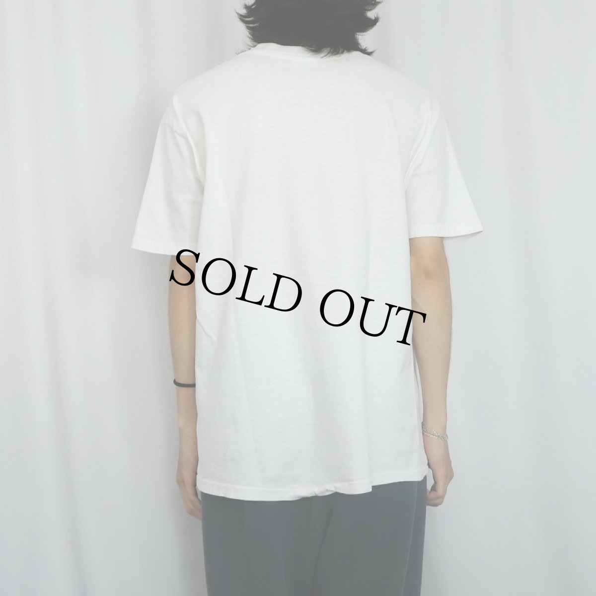 画像3: 80's USA製 "BONE HEADS" 風刺イラストプリントTシャツ XL (3)