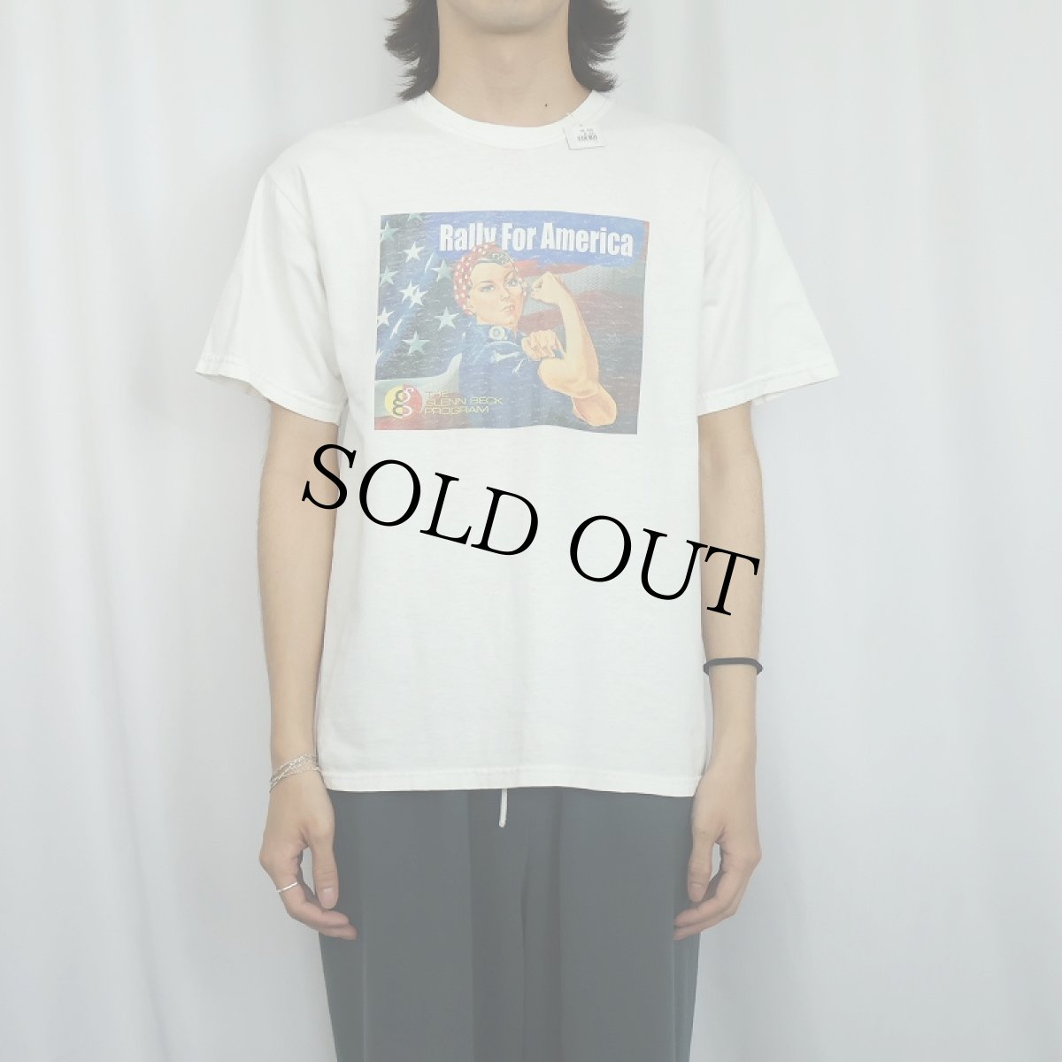 画像2: 2000's Glenn Beck's Rally for America パロディプリントTシャツ M (2)