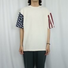 画像2: 90's USA製 星条旗デザイン Tシャツ ONESIZE (2)