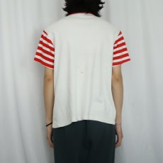 画像3: 70's〜 EURO "unrasiert und fern der Heimat" イラストプリントTシャツ   (3)
