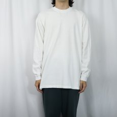 画像2: 70's Champion バータグ USA製 無地ロンT XXL (2)