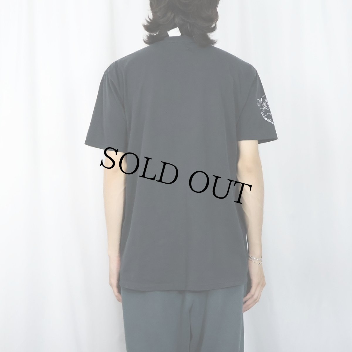 画像3: 80's〜 VECO USA製 "Central Seattle's Finest Apartments" 設計図プリントTシャツ BLACK L (3)