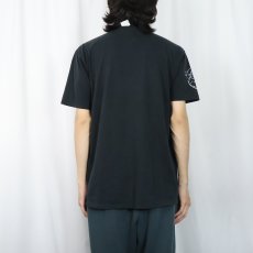 画像3: 80's〜 VECO USA製 "Central Seattle's Finest Apartments" 設計図プリントTシャツ BLACK L (3)