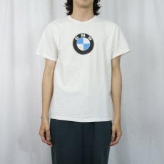 画像2: 90's BMW Lifestyle USA製 ロゴプリントTシャツ M (2)