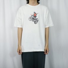 画像2: Fender THE COLLECTION by DaVinci ギター×バイク プリントTシャツ XL (2)