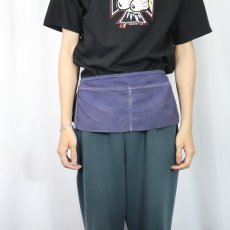 画像2: VINTAGE キャンバスツールエプロン NAVY  (2)
