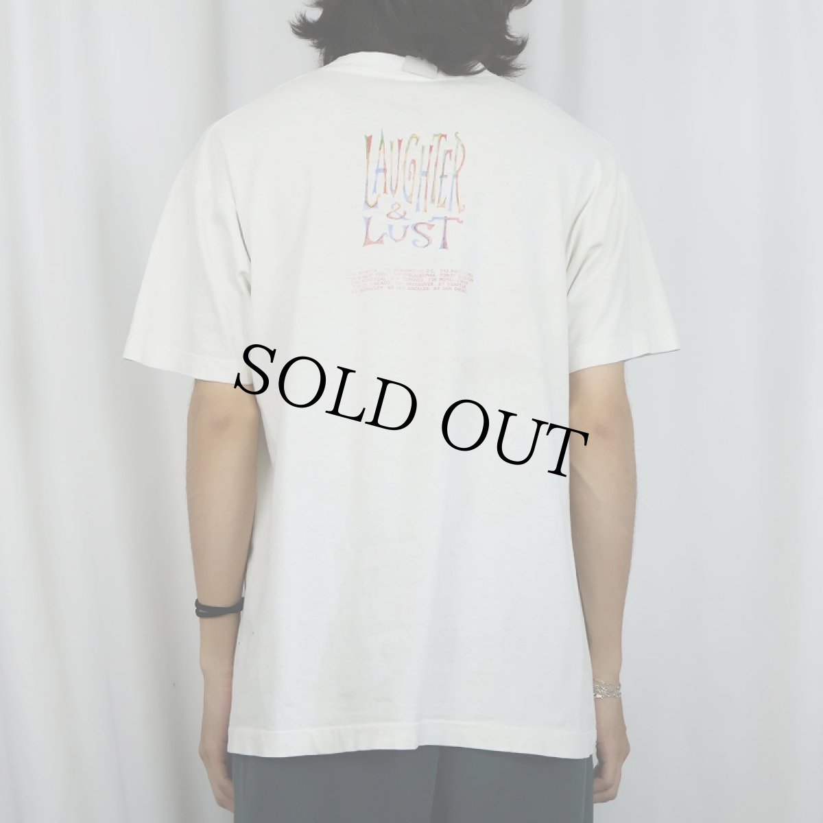 画像4: 90's Joe Jackson USA製 "Laughter & Lust" ミュージシャンプリントTシャツ L (4)