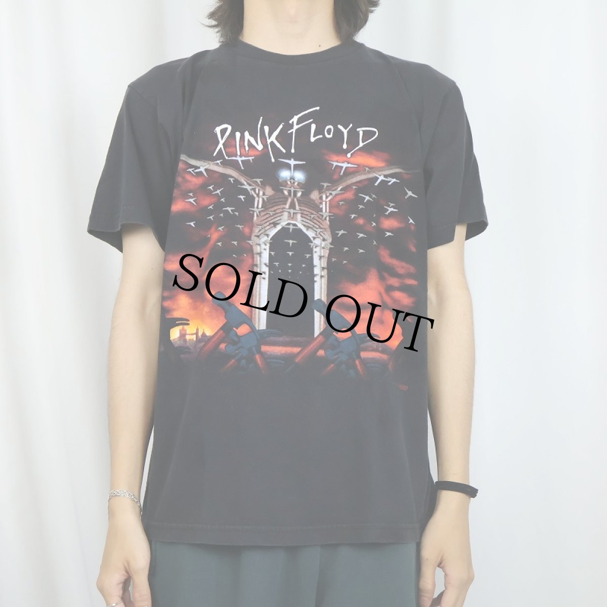 画像3: 90's WINTERLAND "PINK FLOYD / THE WALL" ロックバンドプリントTシャツ BLACK L (3)
