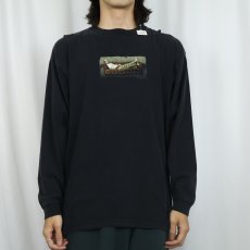画像3: 90's James Taylor ミュージシャンツアープリントロンT BLACK (3)