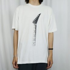 画像3: 90's USA製 "VILLAGE" ギタープリントTシャツ XL (3)