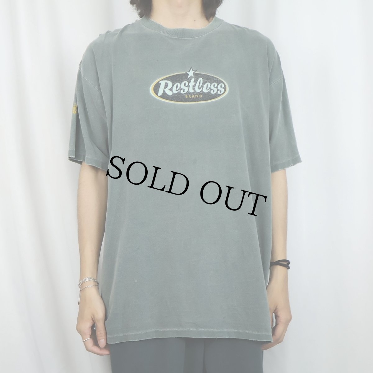 画像2: 90's Restless Records レコードレーベルプリントTシャツ (2)