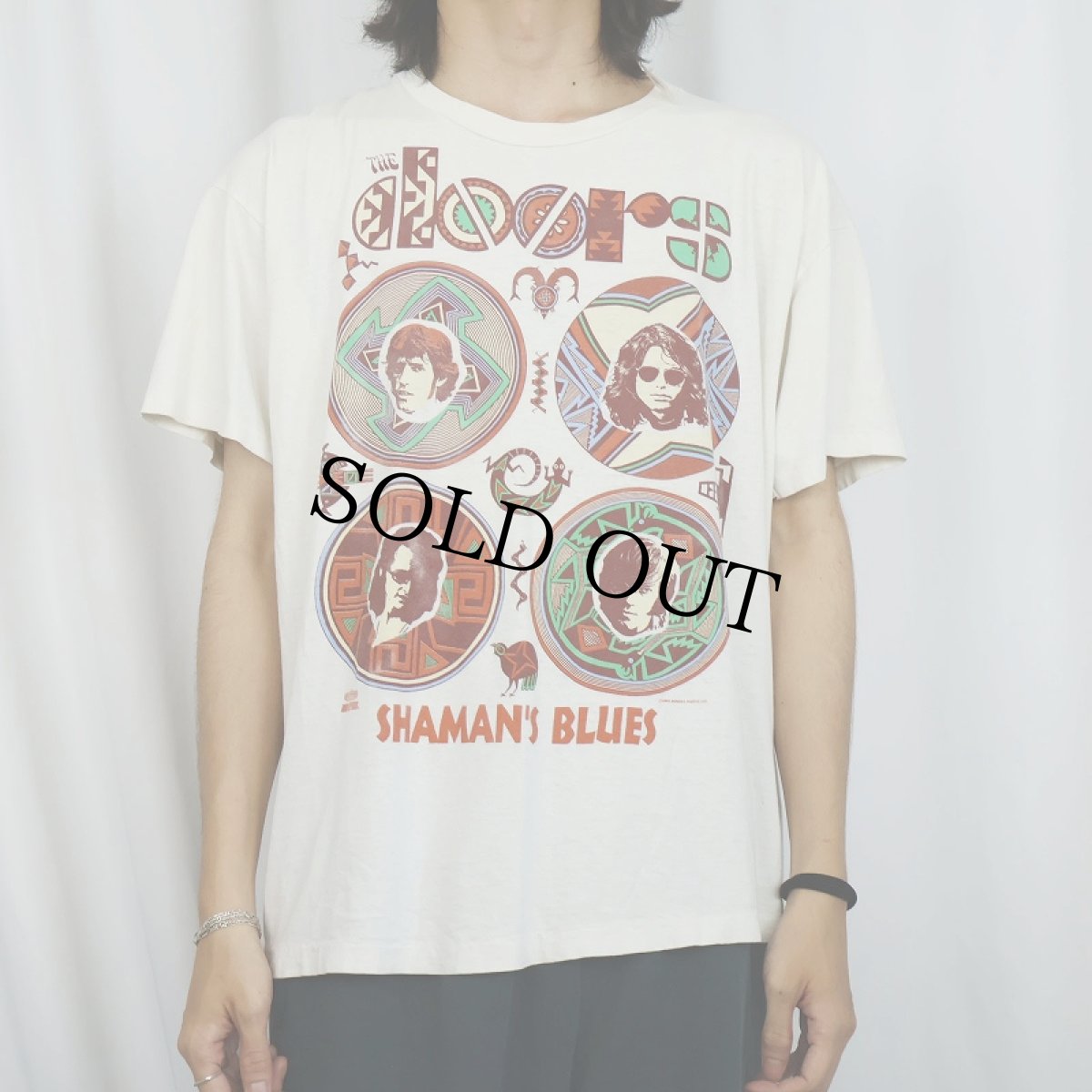 画像2: 90's The Doors "Shaman's Blues" ロックバンドプリントTシャツ (2)