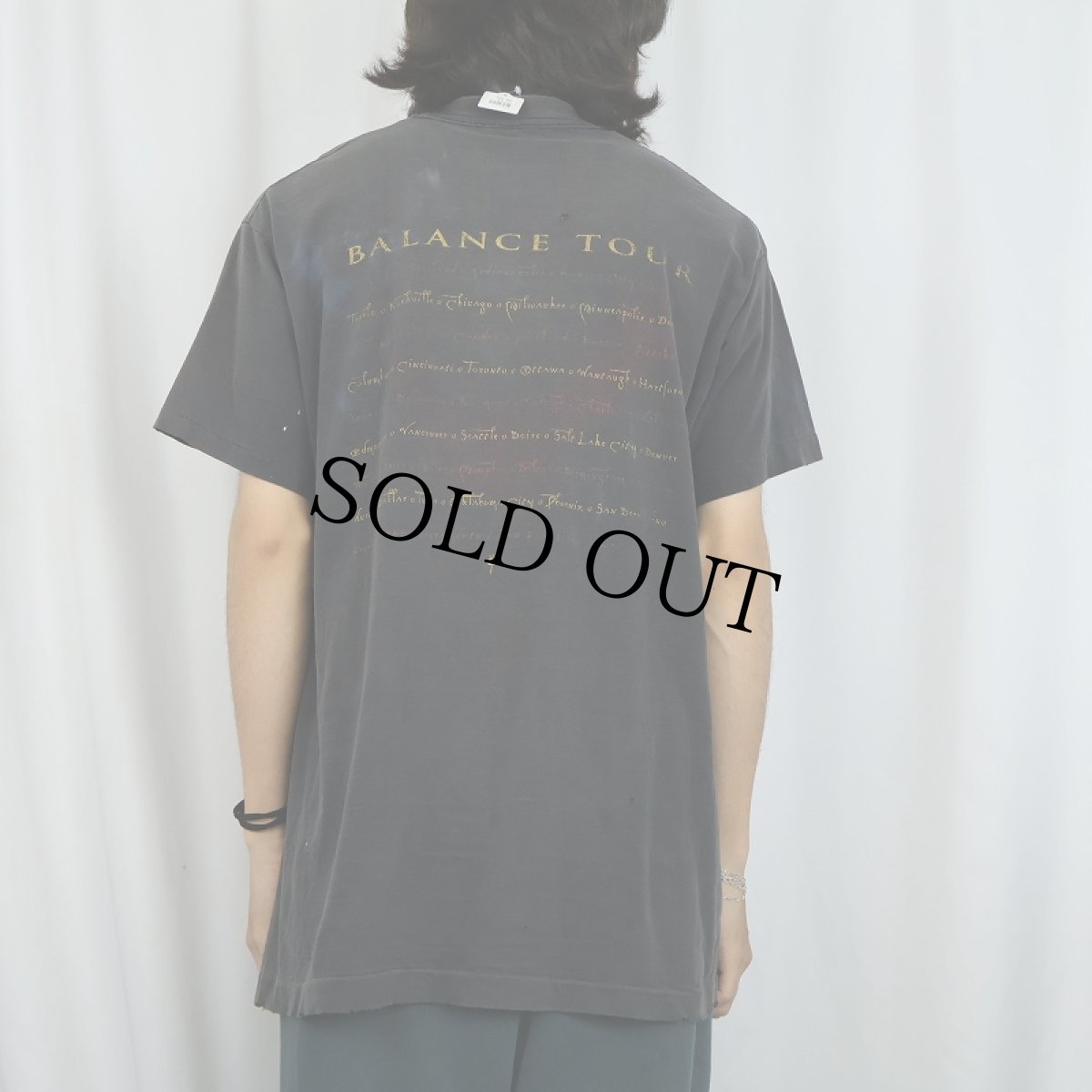 画像3: 90's VAN HALEN USA製 "BALANCE" ロックバンド アルバムプリントTシャツ BLACK XL (3)