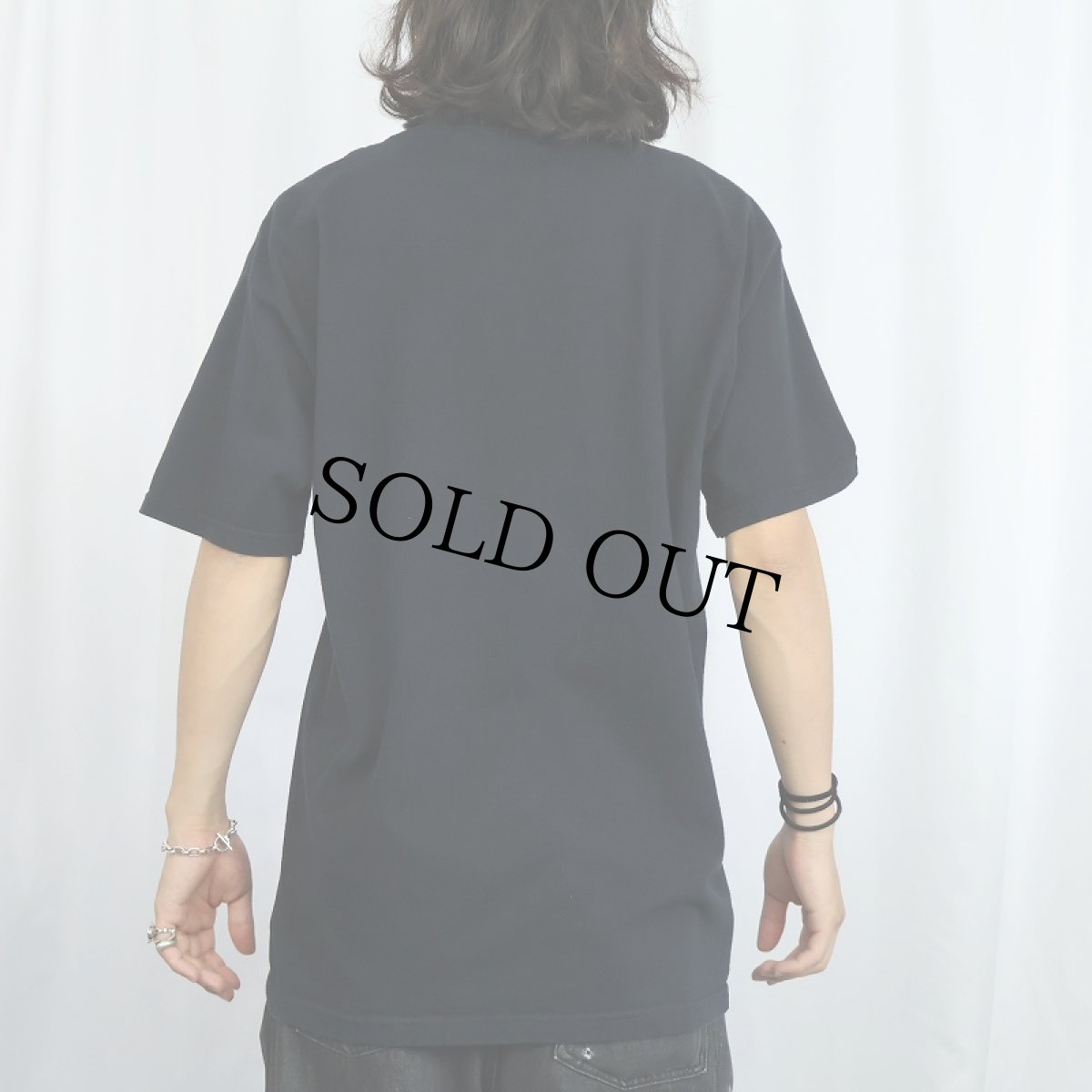 画像3: BADBOB "THE DEAD MAN PONDERETH" アートプリントTシャツ BLACK L (3)
