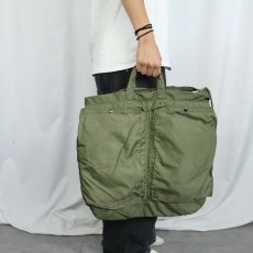 画像2: 70's U.S.ARMY ナイロン ヘルメットバッグ (2)