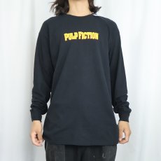 画像3: PULP FICTION クライム映画プリントロンT BLACK L (3)