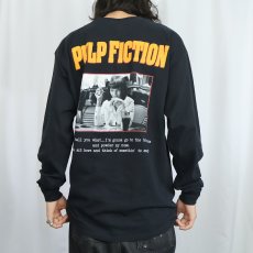 画像4: PULP FICTION クライム映画プリントロンT BLACK L (4)