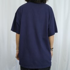 画像3: NIKE バスケットボールプリントTシャツ NAVY XL (3)