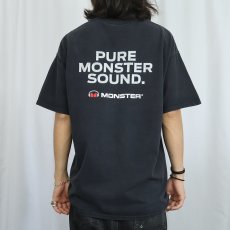 画像4: Monster "PURE MONSTER SOUND." 音響機器メーカープリントTシャツ BLACK XL (4)