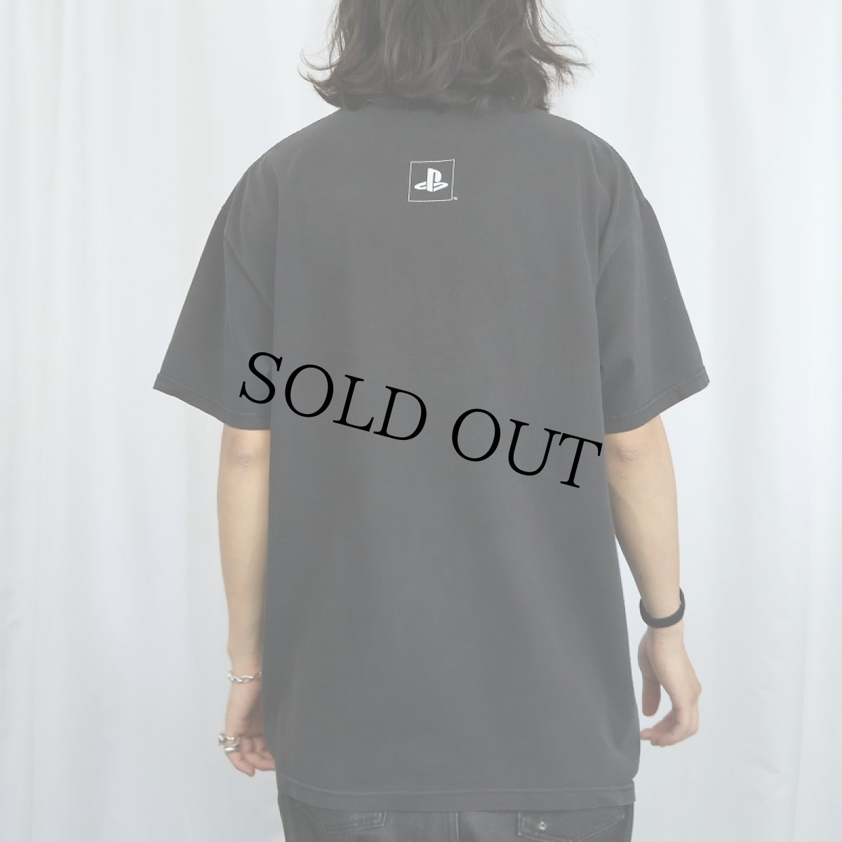 画像4: PlayStation 2 ゲームロゴプリントTシャツ BLACK L (4)