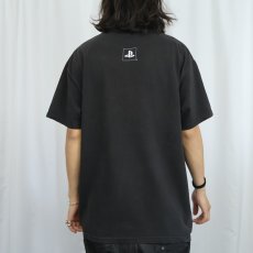 画像4: PlayStation 2 ゲームロゴプリントTシャツ BLACK L (4)