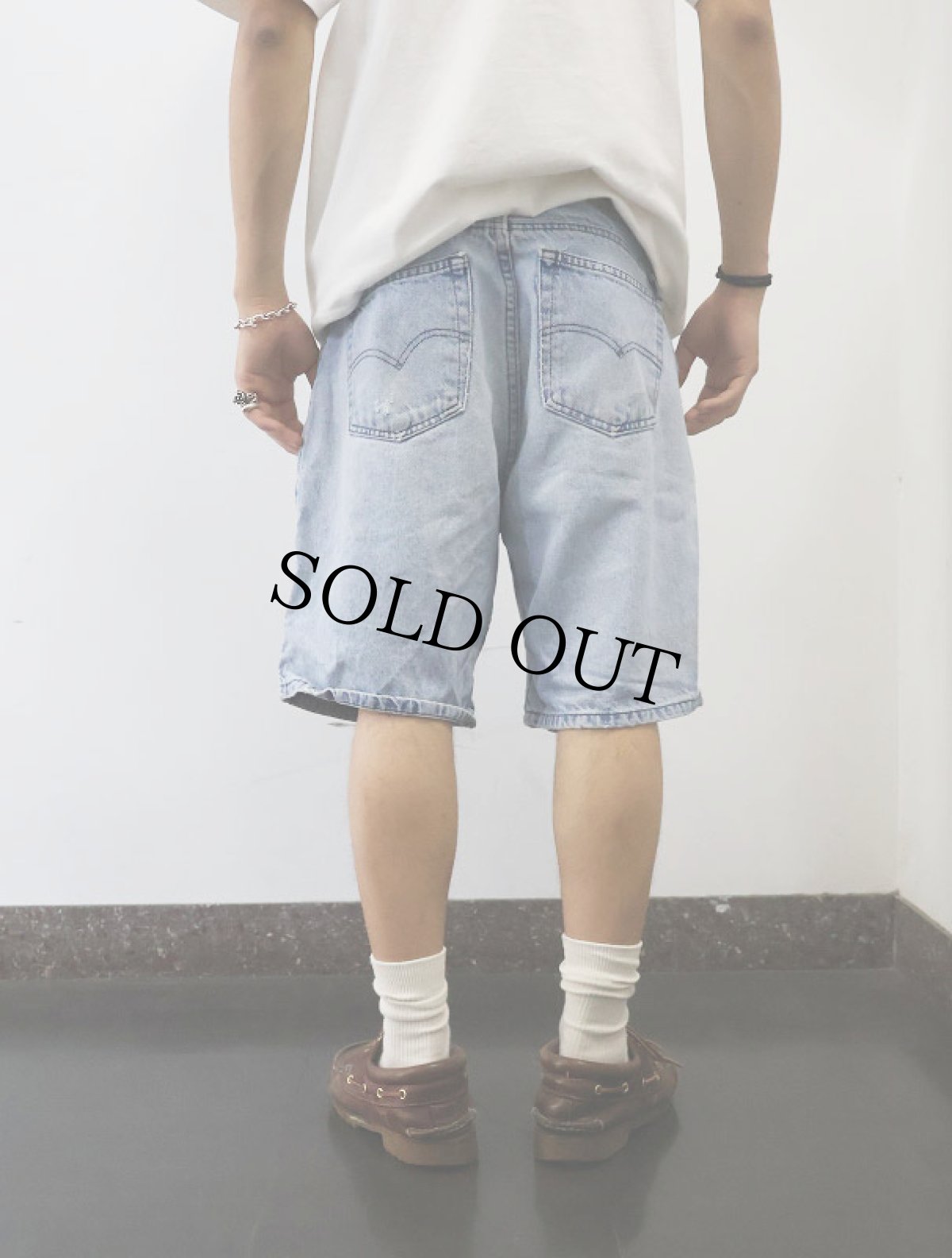 画像3: 2000's Levi's SILVER TAB "LOOSE" デニムショーツ W33 (3)