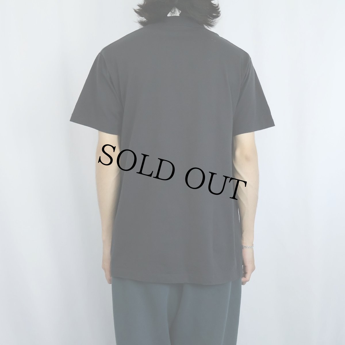 画像3: 90's BVD USA製 無地ポケットTシャツ BLACK L (3)