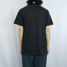 画像3: 90's BVD USA製 無地ポケットTシャツ BLACK L (3)
