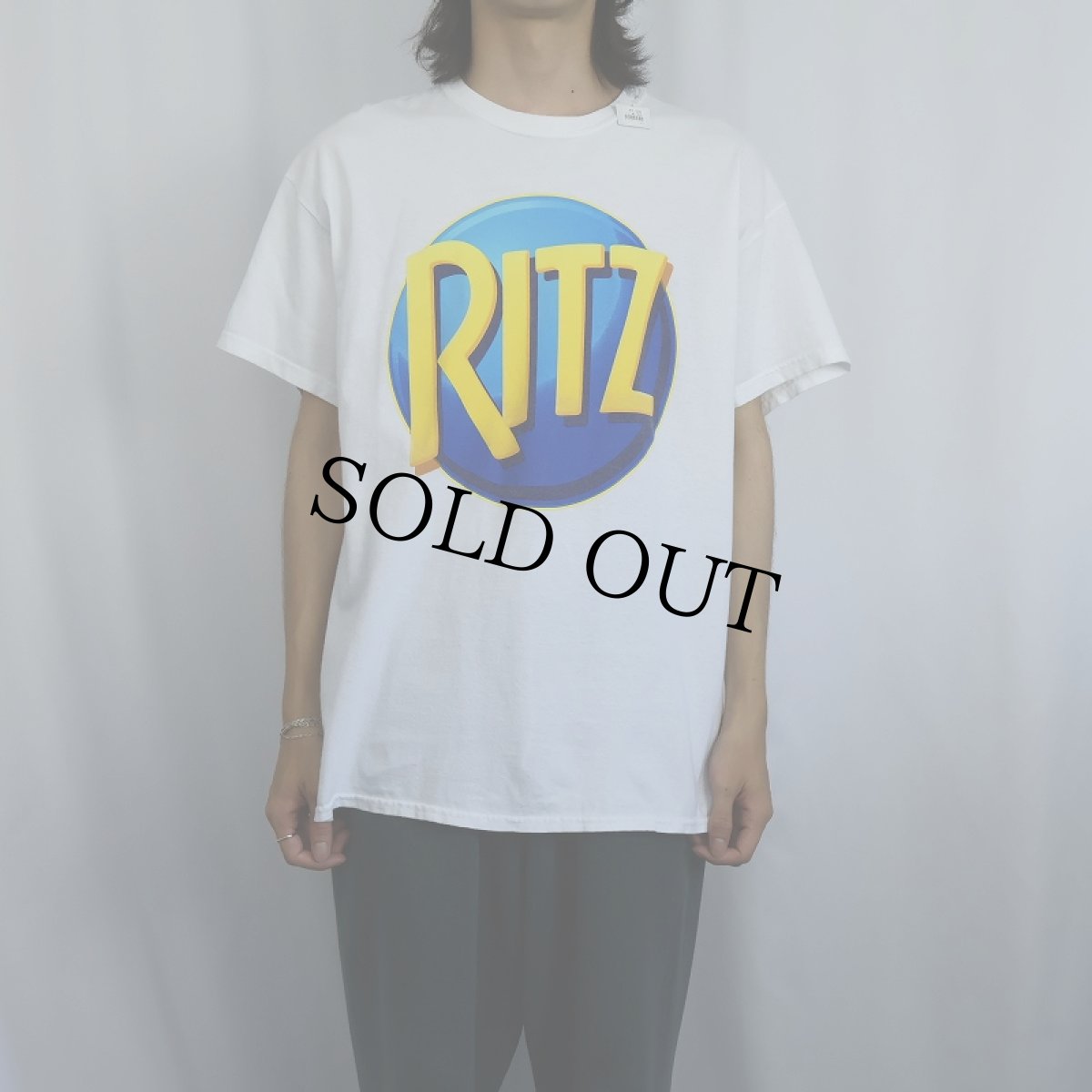 画像2: RITZ お菓子ロゴプリントTシャツ (2)