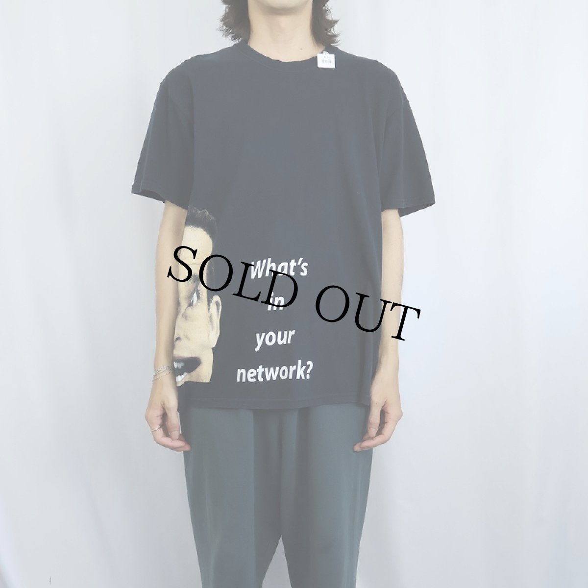 画像2: TriGeo Network Security "What's in your network?" プリントTシャツ BLACK L (2)