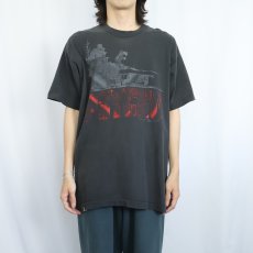 画像2: 90's PSYCHO USA製 サイコスリラー映画 プリントTシャツ BLACK XL (2)