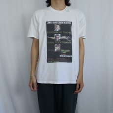 画像2: 90's〜 007 "GOLD FINGER " スパイ映画プリントTシャツ L (2)