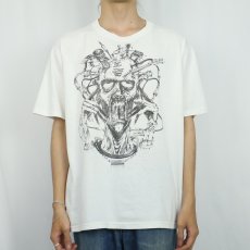 画像3: 90's Dominic Marino USA製 "DAY OF DEATH" アートプリントTシャツ XL (3)