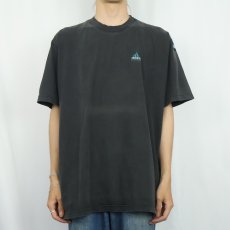 画像3: 90's adidas EQUIPMENT "FELIX VERLAG" フロッキープリント Tシャツ BLACK XL (3)