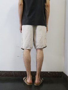 画像3: DANIEL CREMIEUX 2タック リネンショーツ W31 (3)