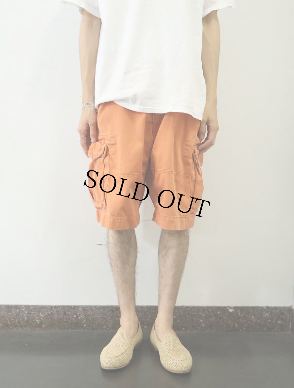 画像2: POLO Ralph Lauren コットンカーゴショーツ W37 (2)