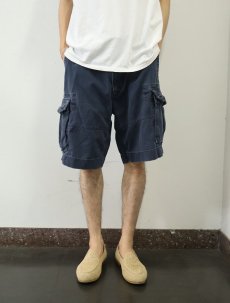 画像2: POLO Ralph Lauren コットンカーゴショーツ NAVY W37 (2)